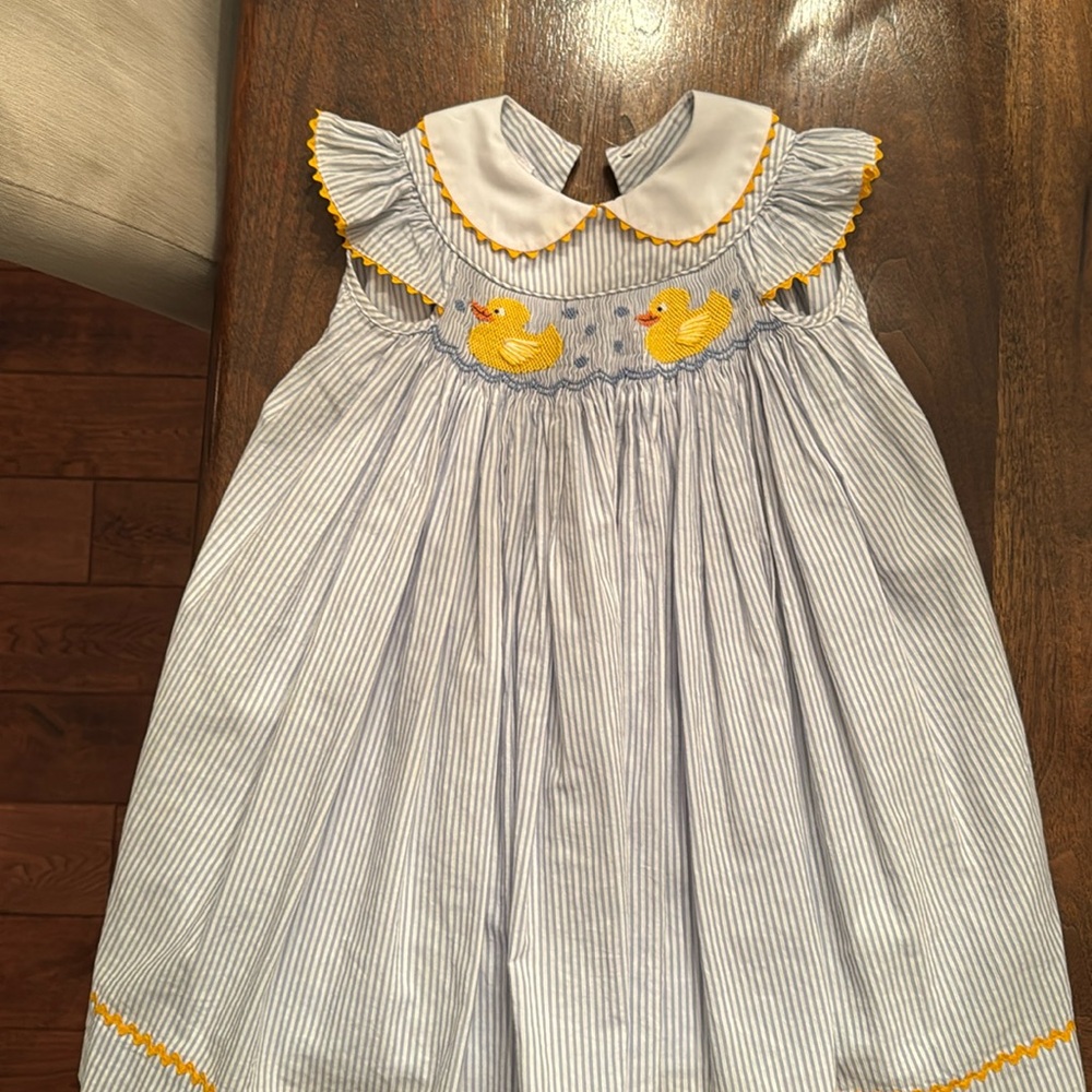 Posh pickle smocked dress